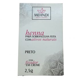 Hena Mehndi Preto 2,5g c/ fixador