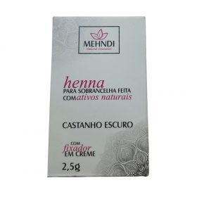 Hena Mehndi Castanho Escuro 2,5g c/ fixador